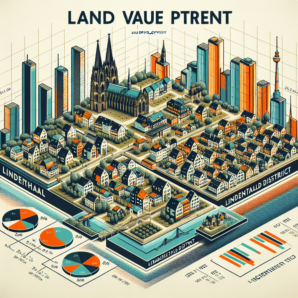 Bodenrichtwertentwicklung in Köln Lindenthal vs. umliegende Stadtteile